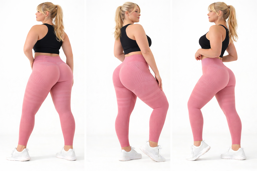 Leggings Moldeadores Push-Up 4D – Rosa