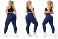 Leggings Moldeadores Push-Up 4D – Azul Marino