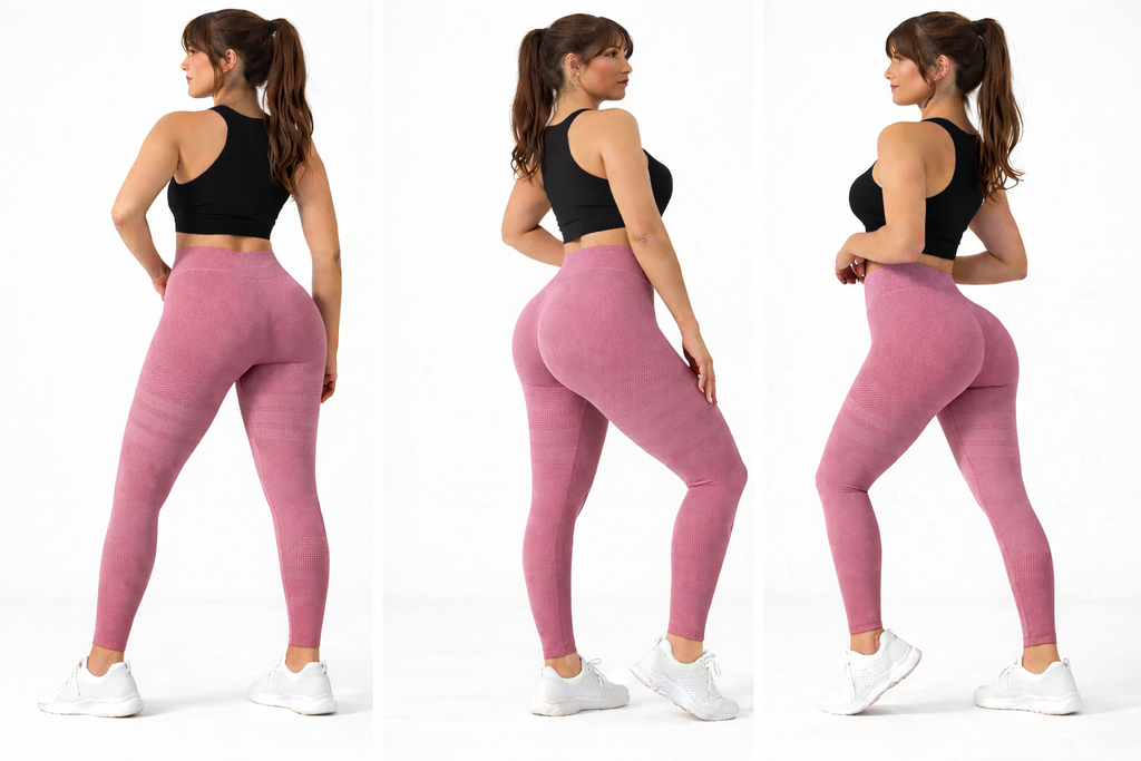 Leggings Moldeadores Push-Up 4D – Rosa
