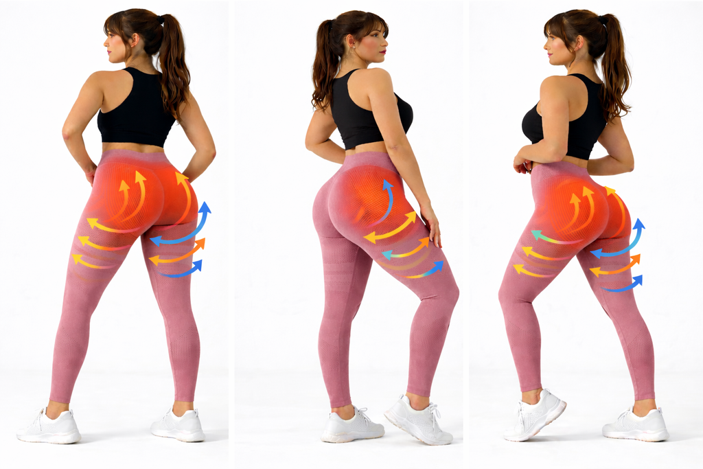 Leggings Moldeadores Push-Up 4D – Rosa
